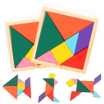 Jigsaw puzzle tangram
