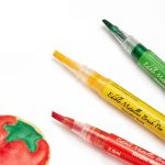 Edible glitter gold red silver pen