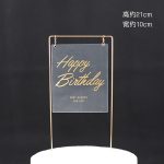 HBD stand round/ love topper - Image 2