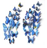 Plastic colored butterfly 12p - Image 2