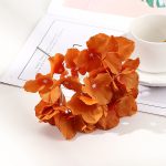 Simulation flower branch Deep orange color