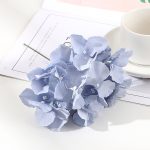 Simulation flower branch Deep blue color