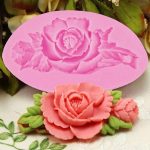 Rose silicone Mold single 44 pink