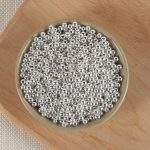 Metallic silver pearl 1.5mm 25g