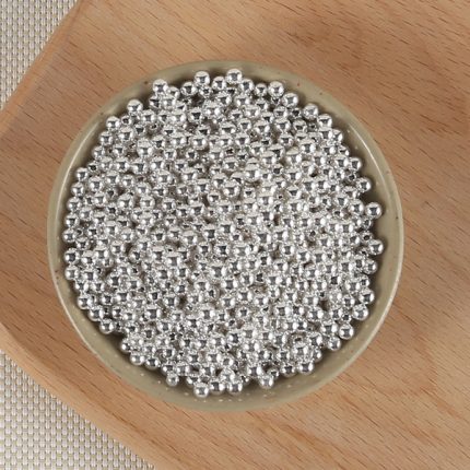 Metallic silver pearl 1.5mm 25g