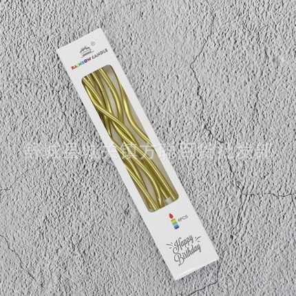 Birthday Curved Candle color 2983 s3