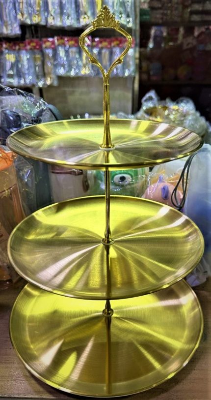 Metal Golden Cup cake stand 3L