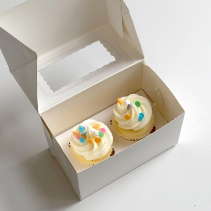2 hole Cup cake box