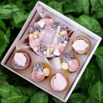 5 hole & mini cup cake box2608s3