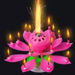 Musical Flower Candle 262s3