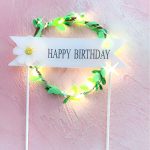 HBD flower ring light topper - Image 2