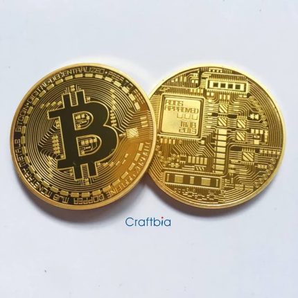 Toy metal bitcoin- 1pcs