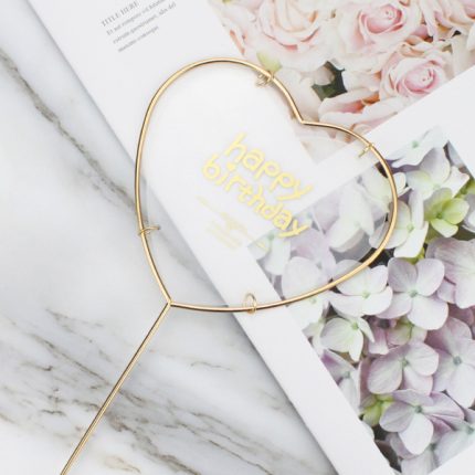 HBD-anni-mot day Butterfly Coin topper- 1pcs