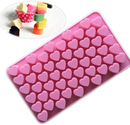 Ultra Mini love silicone chocolate mold pink