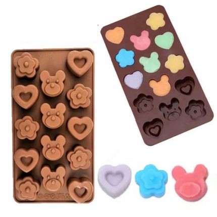 Small bear love Silicone Chocolate Mold