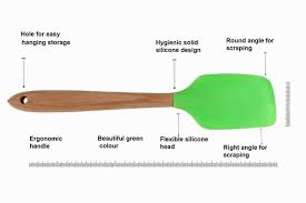 Bamboo silicon spatula