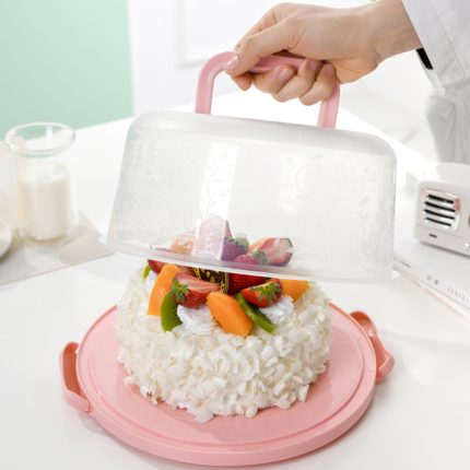 Plastic cake box transparent546s3